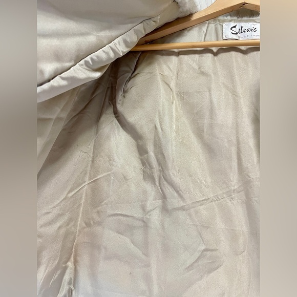 Silver’s of Topeka Stunning Custom Vintage Silver Mink Cape Small - Picture 6 of 9